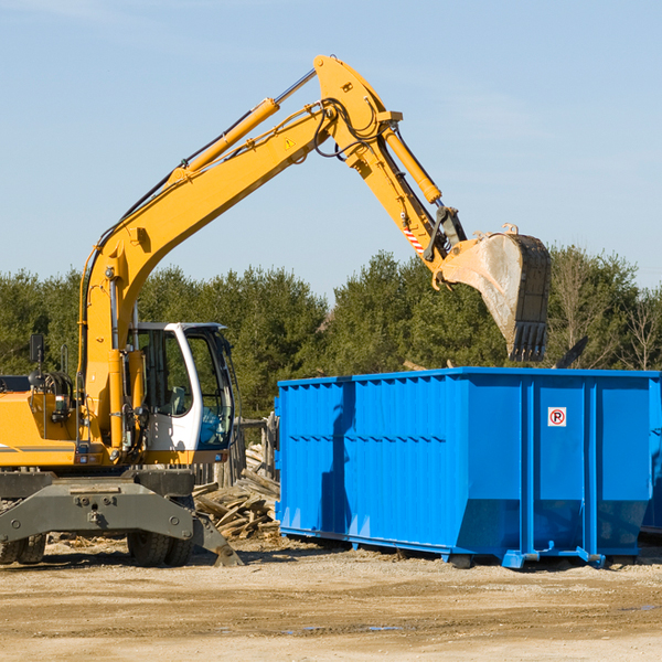 can i request a rental extension for a residential dumpster in Robeson County NC